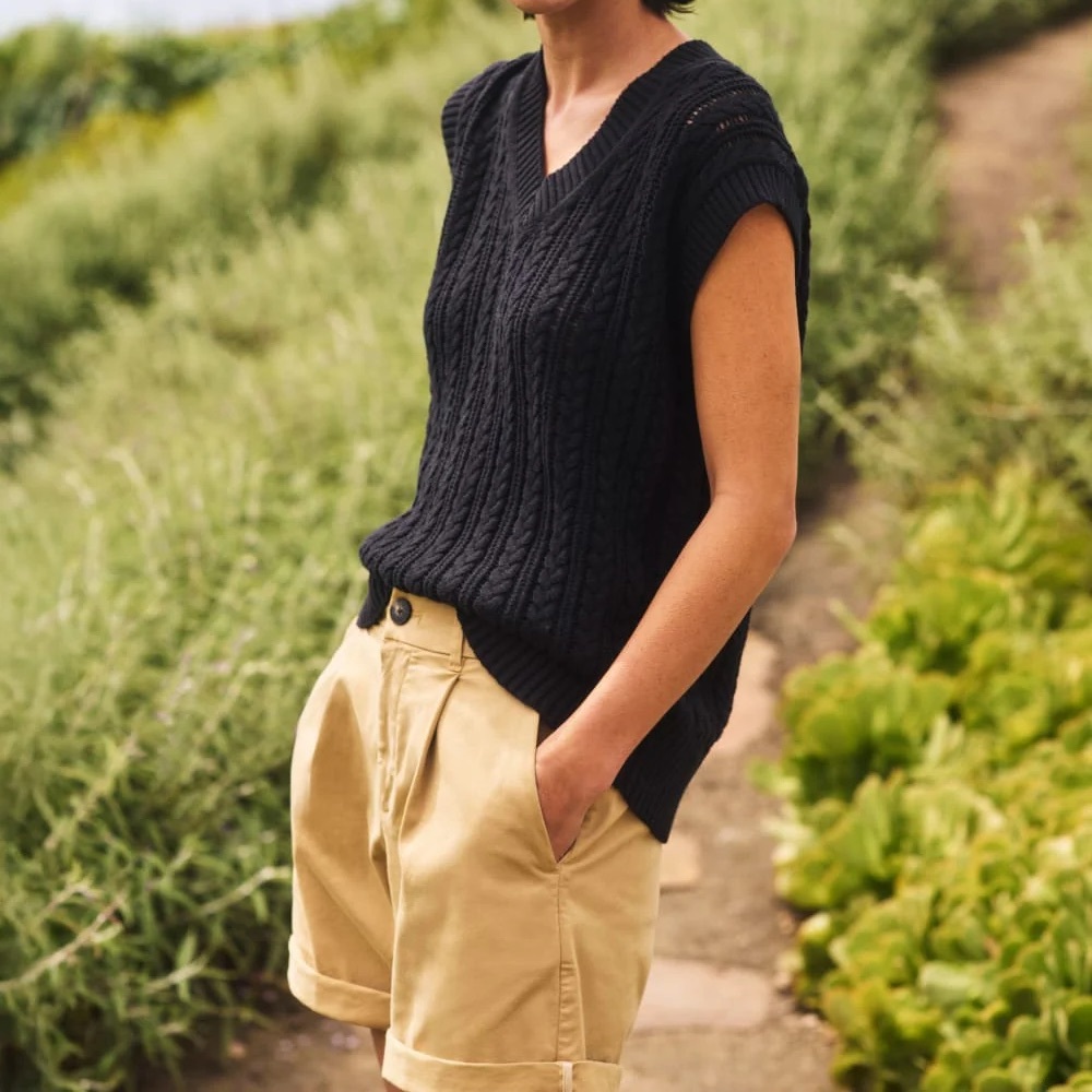 Everlane The Pleated Chino Short - Classic Khaki
